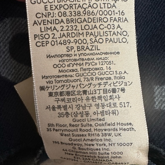 NWT Gucci Large Logo Scarf Wrap Bag With Box - Picture 6 of 10